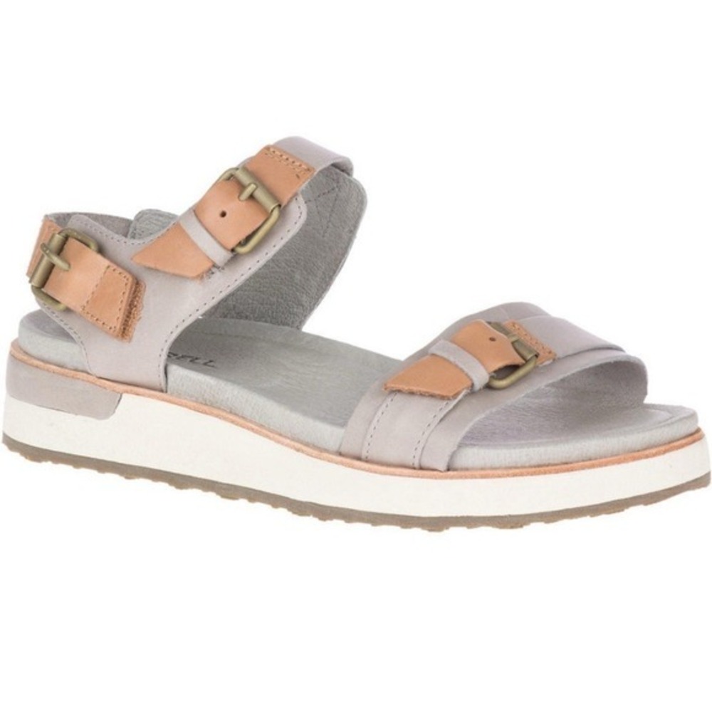 Merrell Sandals Women's 9 Roam Moon Buckle Leather‎ Outdoor Comfort Performance